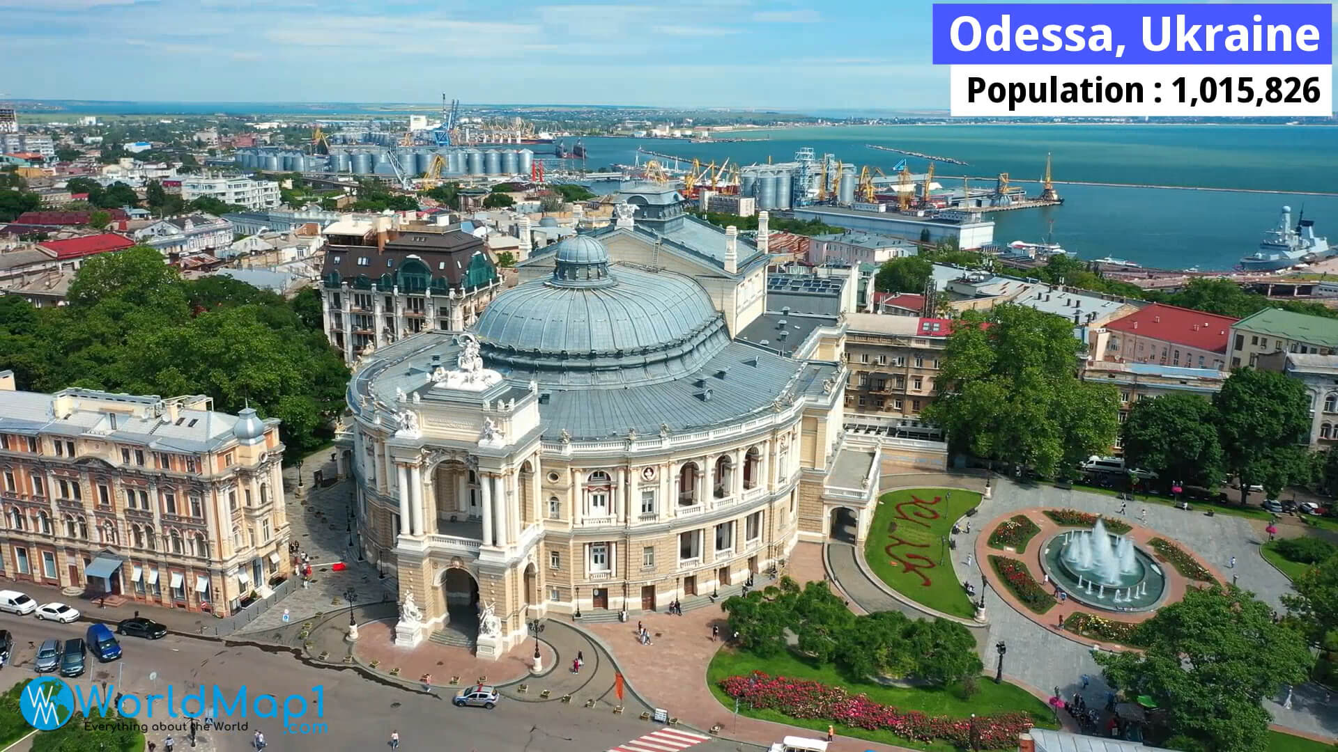 Odessa-Luftaufnahme der Ukraine